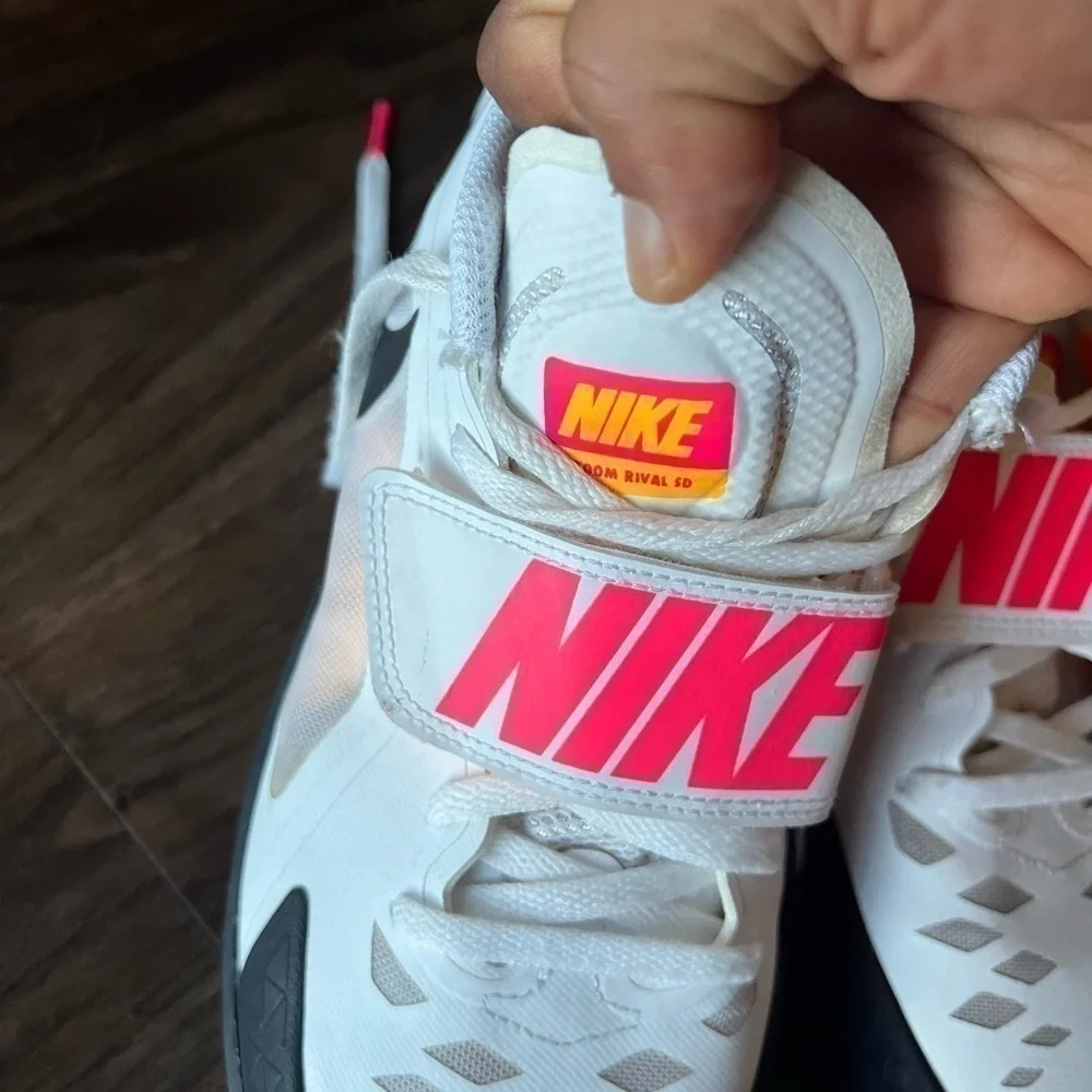 Nike Zoom Rival SD 2 “White Hyper Pink Orange” Men’s Size 12 Throwing Shoes